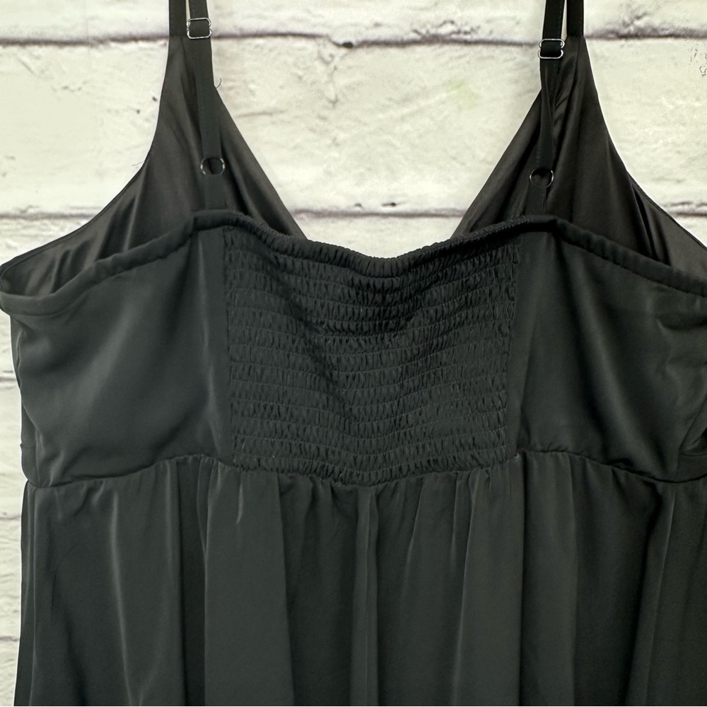 Torrid Foxy Cinched Front Peplum Tank Top Women Size 2X Stretch 22/24 Bl… - Picture 6 of 14